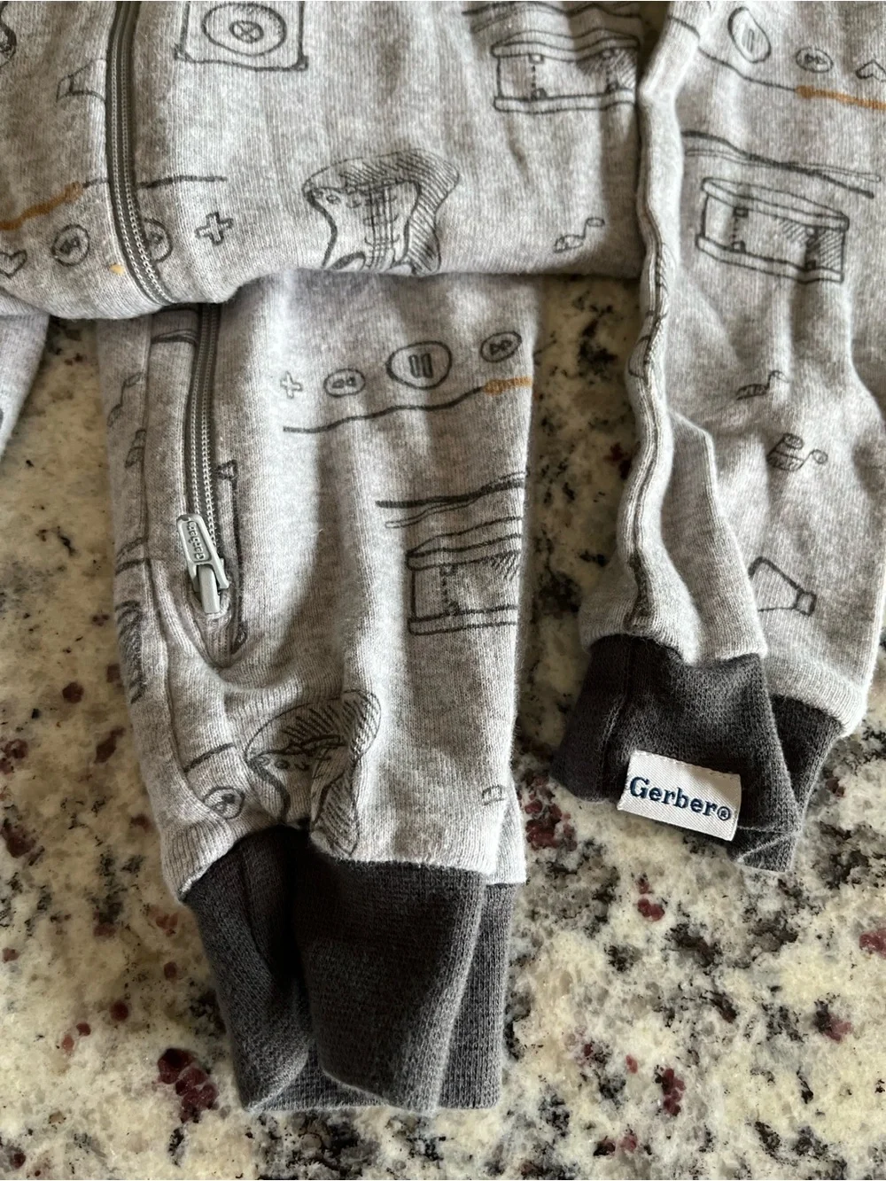 3T Gerber Snug Fitting Footless Pajamas